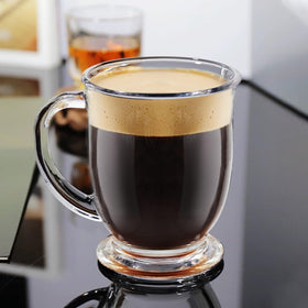 Woaiwo-q durable clear glass mug designed for everyday use.