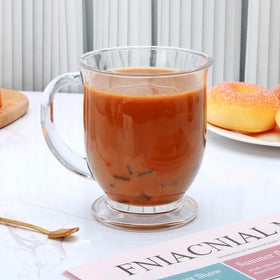 Woaiwo-q 15oz mug suitable for espresso and tea servings.