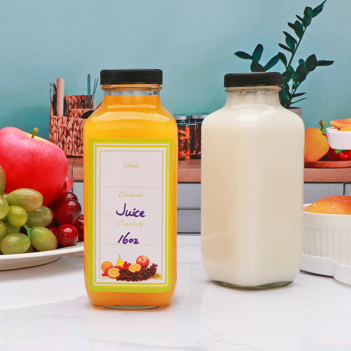 Woaiwo-q labels and funnel for easy organization.