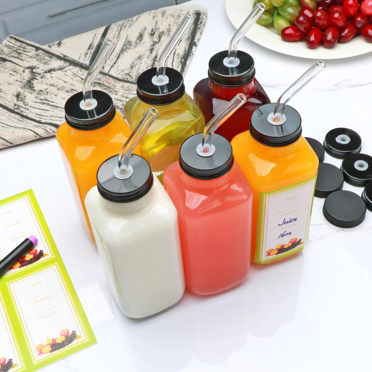 Woaiwo-q travel-ready bottles in portable pack.