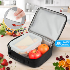 WOBAGMEN gamer lunch box soft handle for easy carrying by kids