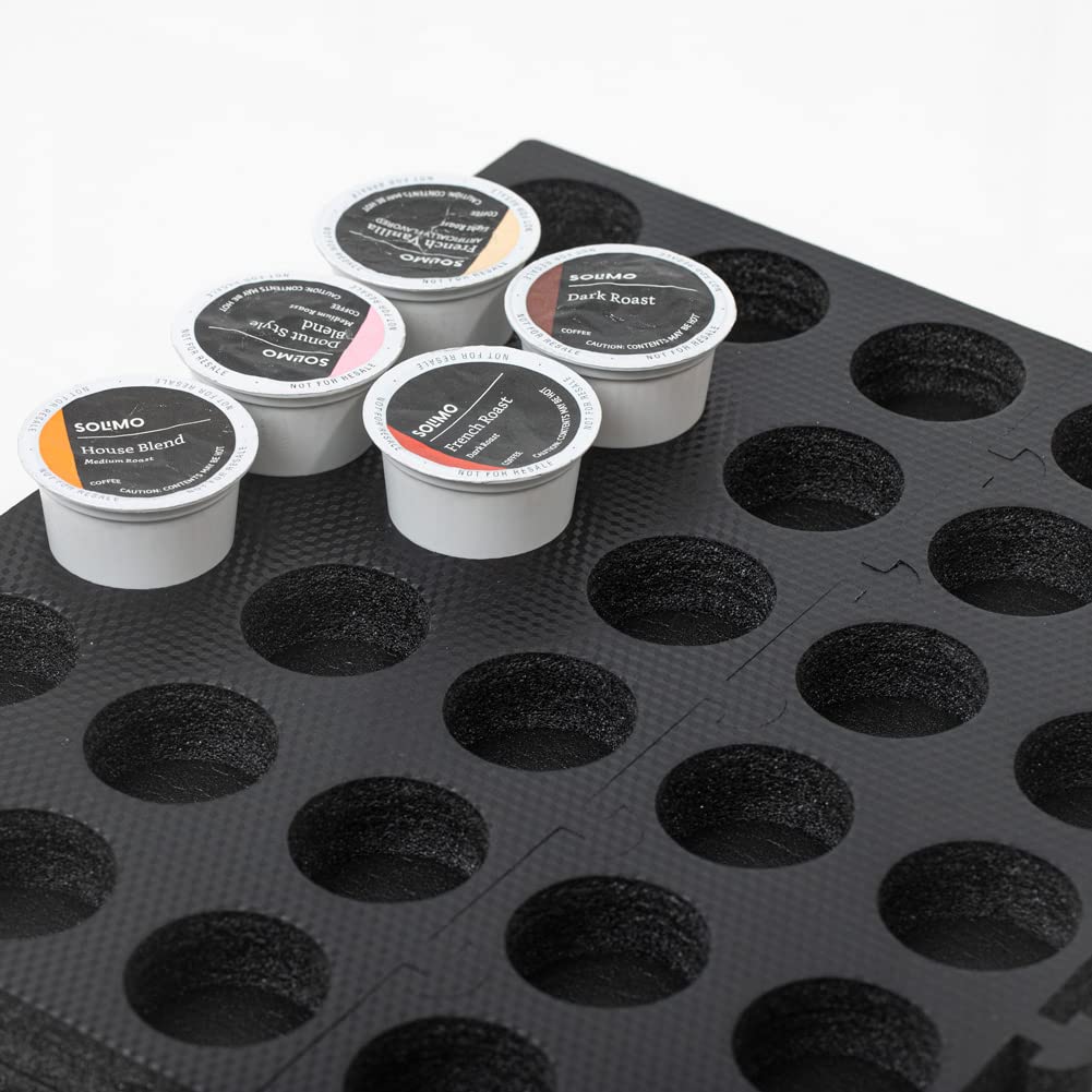 Wobivcs easy-clean coffee pod tray promotes tidy daily use.