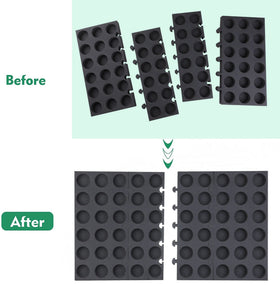 Wobivcs foam-core polyethylene tray highlights durable, easy-to-clean construction.