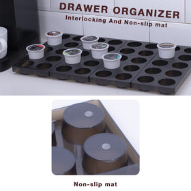 Wobivcs stackable bins maximize space and organization in your coffee station.