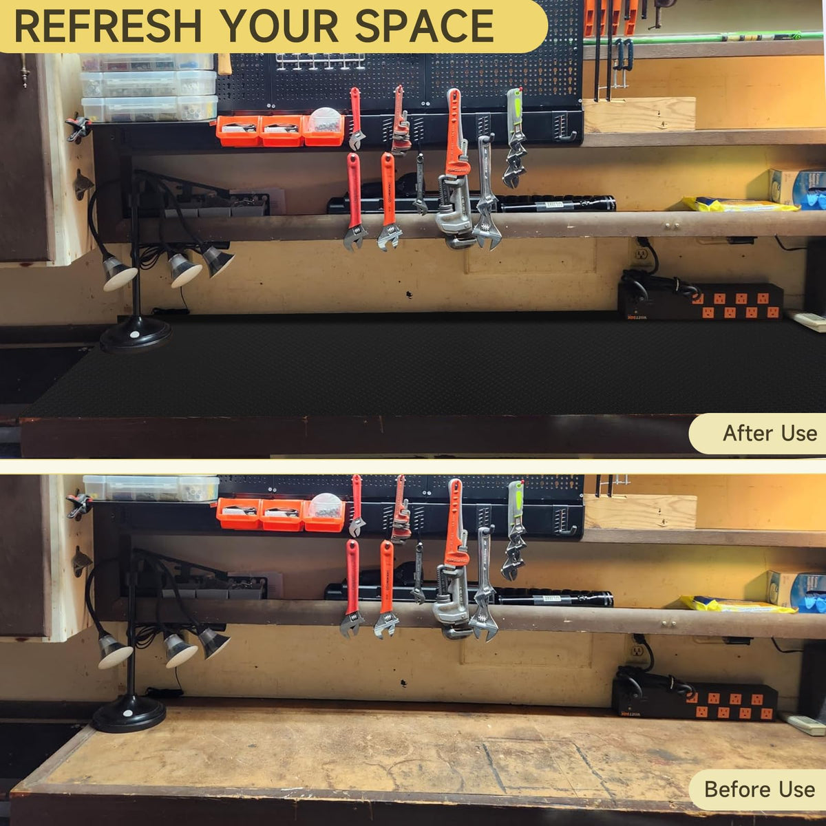 WochiTV liner cleans easily with a damp cloth