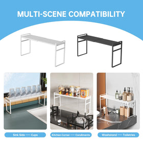WOCHUANGSI slim tall shelf for tight corners and surfaces