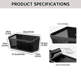WOCUBEHOME magnetic shelf stores coffee beans within easy reach.