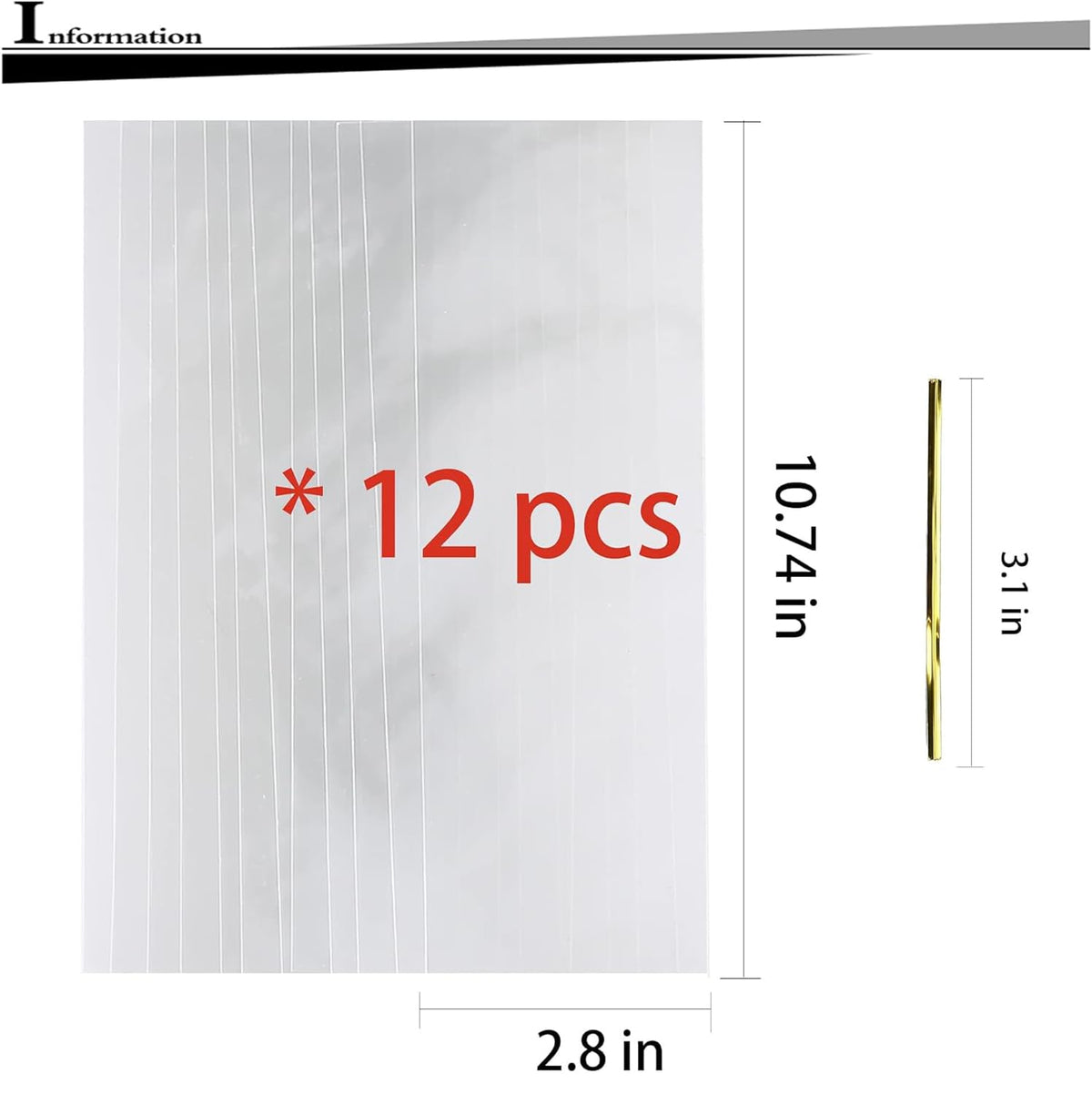 Wocuz golden ties kit detail for elegant presentation.