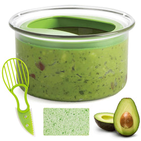 WodGod Guacamole Keeper lid-press maintains freshness and reduces air exposure for dips.
