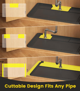 Wohbay waterproof design protects cabinets from minor leaks.