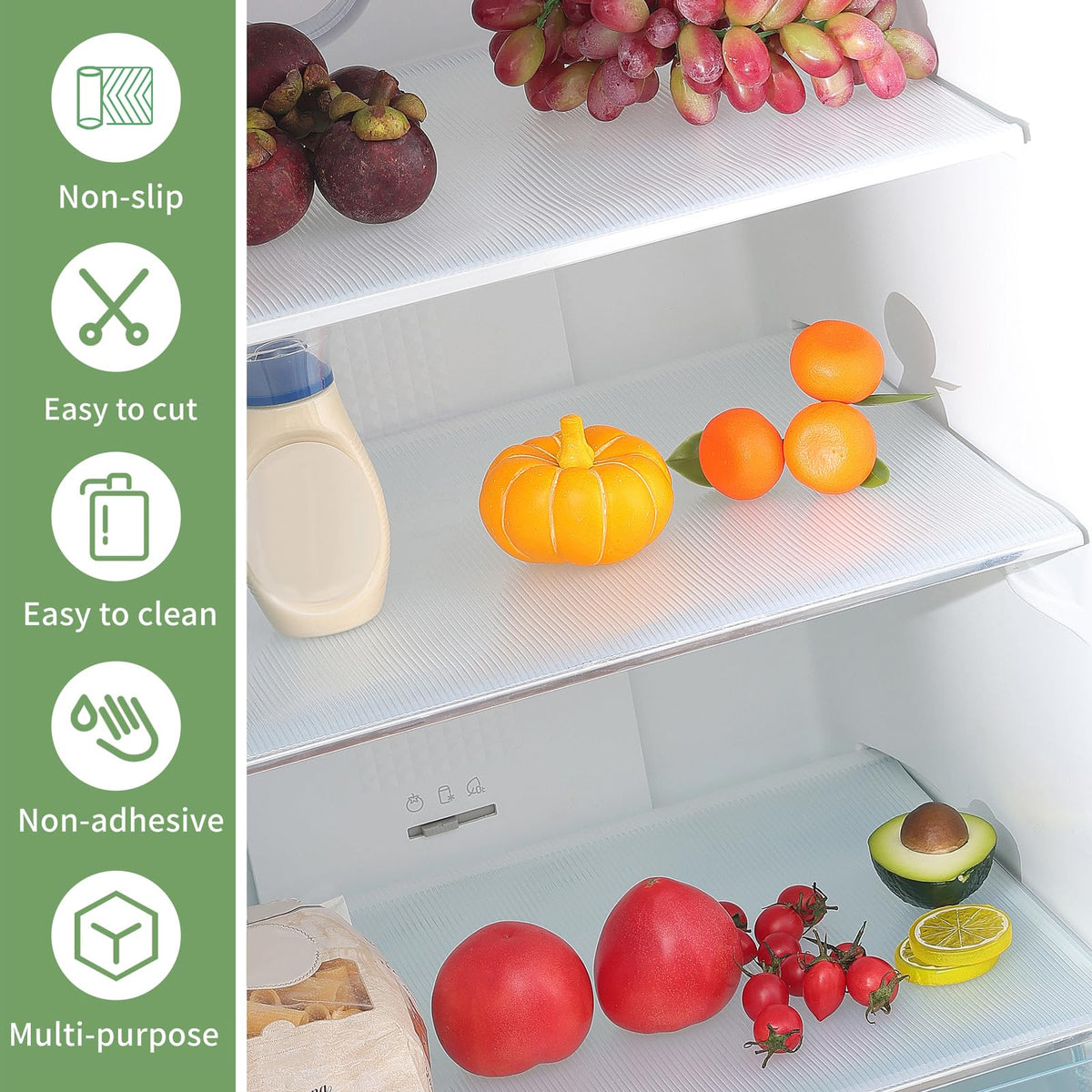 wohomuke liner versatile for drawers, cabinets, refrigerators, and countertops