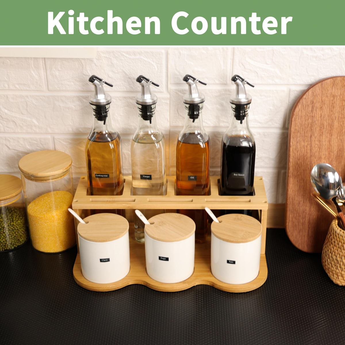 wohomuke easy-clean, reusable liner for cabinets and countertops