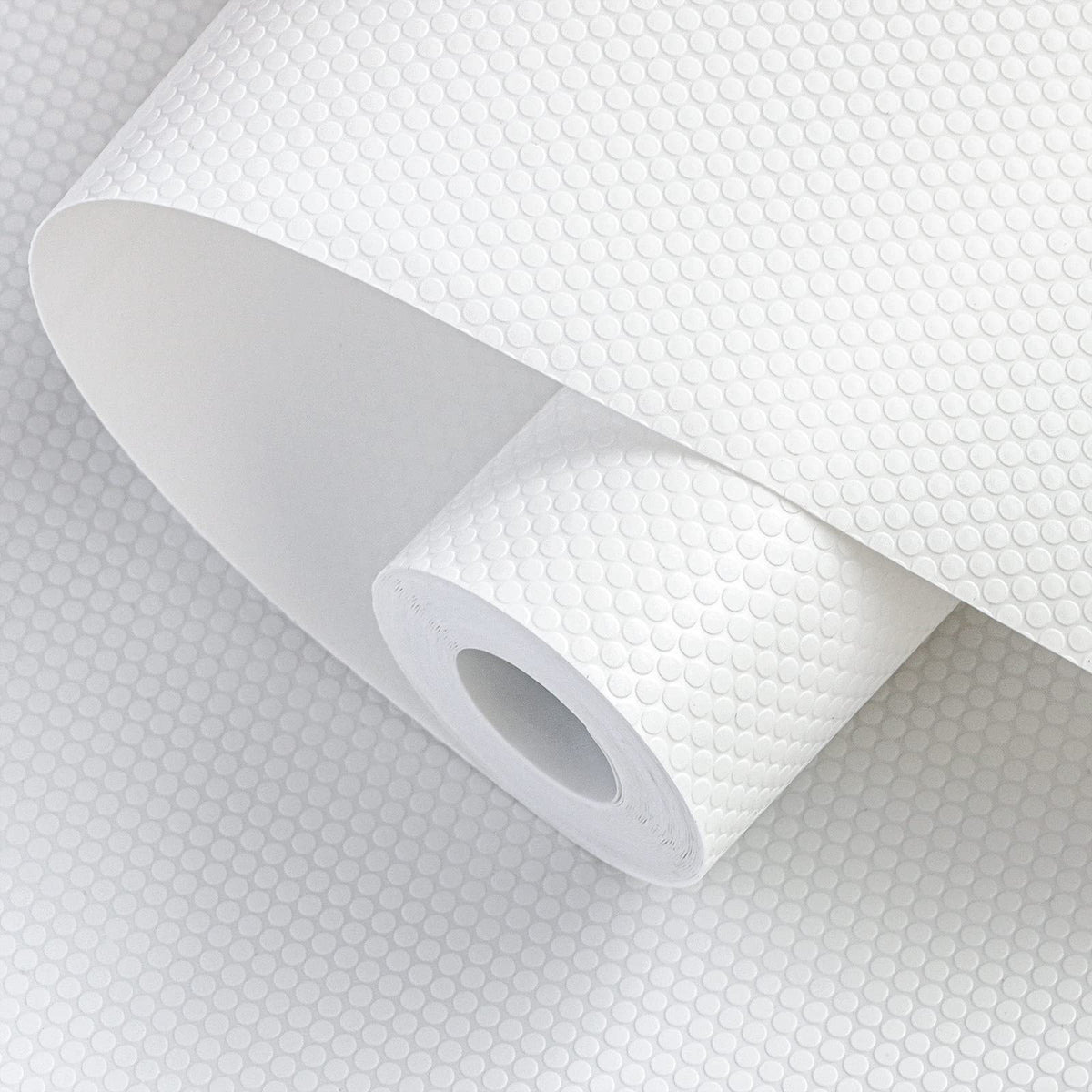 wohomuke shelf liner in white 11x20 ft covering a cabinet for easy cleanup