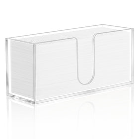 WOHUGEKOKO 1PACK paper towel holder in clear acrylic with easy access.