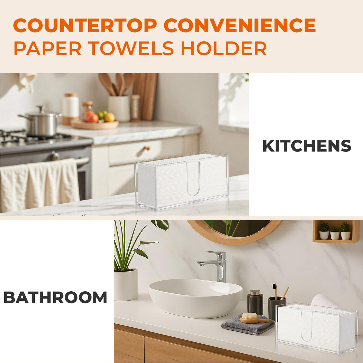 WOHUGEKOKO compact countertop design saves space on counters.
