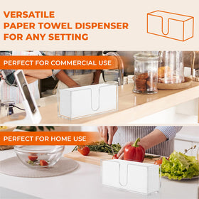 WOHUGEKOKO easy-load design accepts standard multi-fold towels.
