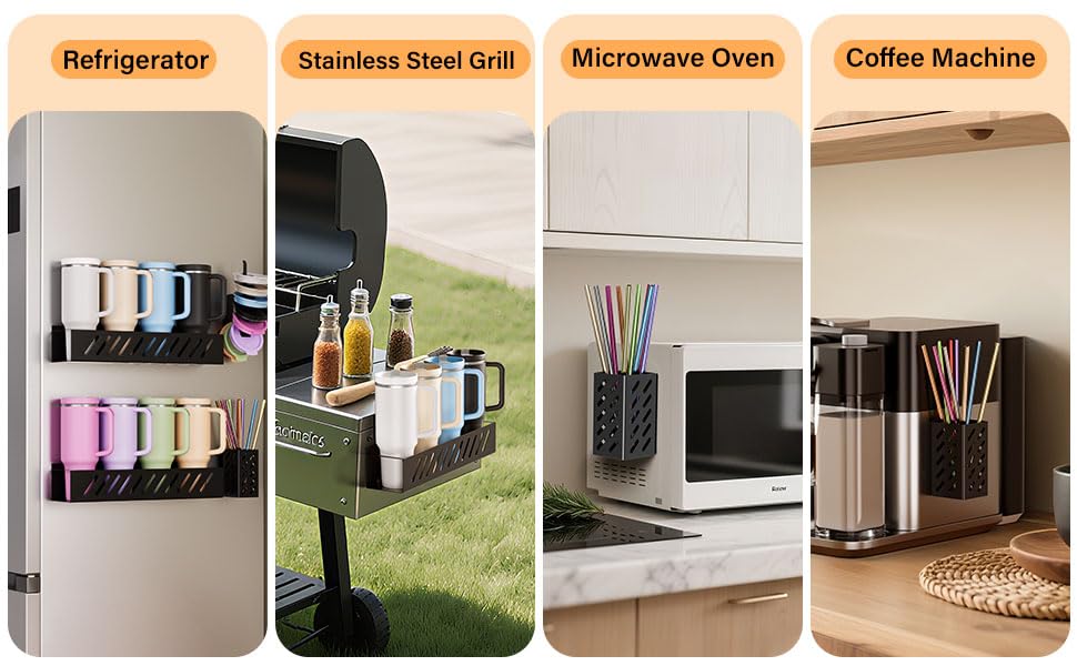 Wolera space saving solution frees counter and fridge space.