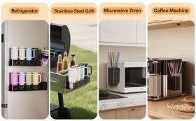 Wolera space saving solution frees counter and fridge space.