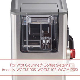Wolf Gourmet WGCM350 removal demonstrates quick filter change.