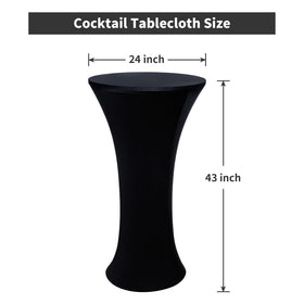 Wolkemer spandex table cover closeup stitching highlights durability and secure fit.