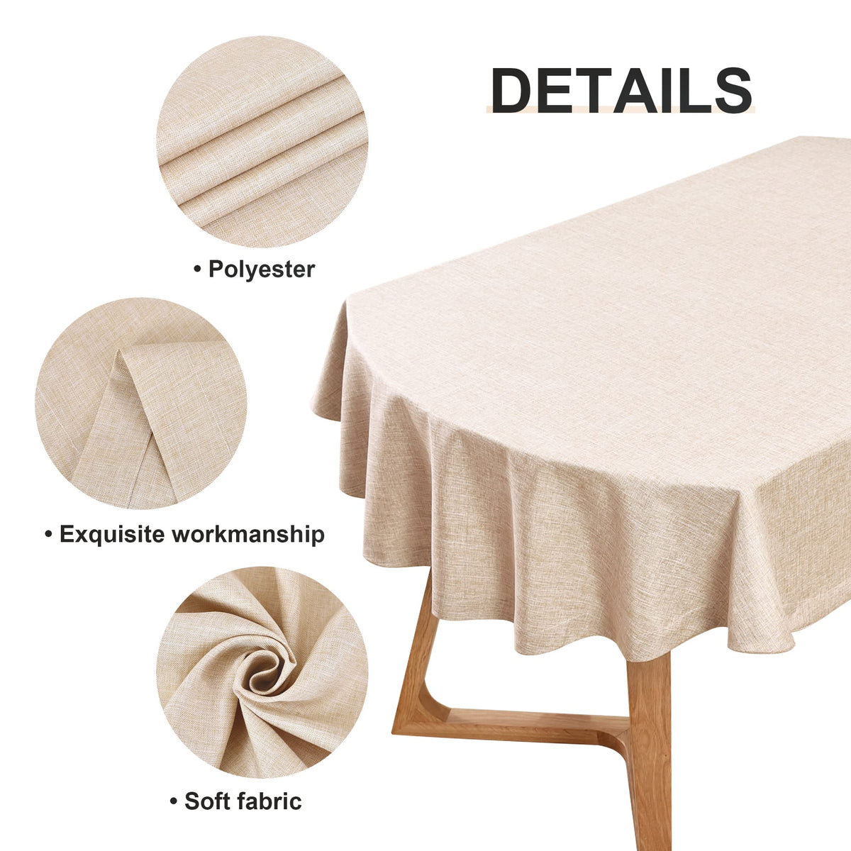 Wolkemer beige color swatch showcases versatile farmhouse look.