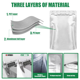 Wolobag one-half-pint mylar bag suits small portions and snack prep.
