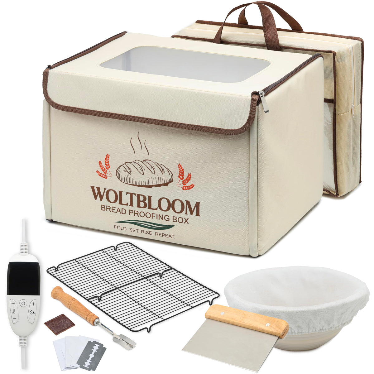 WoltBloom bread proofing box front view with precise temperature control.