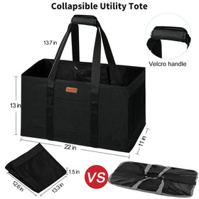 WONDAY large utility tote bag inner pockets organize small items.