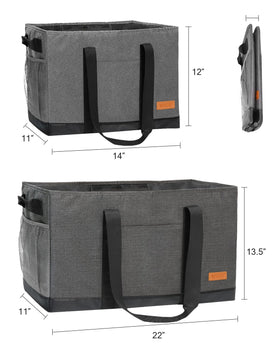 WONDAY collapsible tote stores flat when not in use