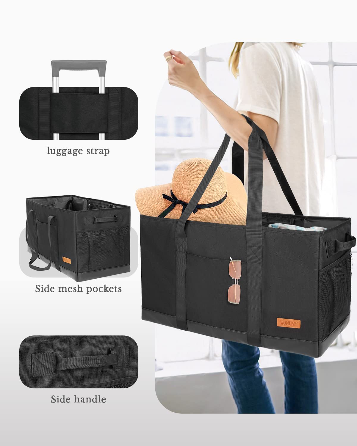 WONDAY water‑resistant fabric cleans easily after use