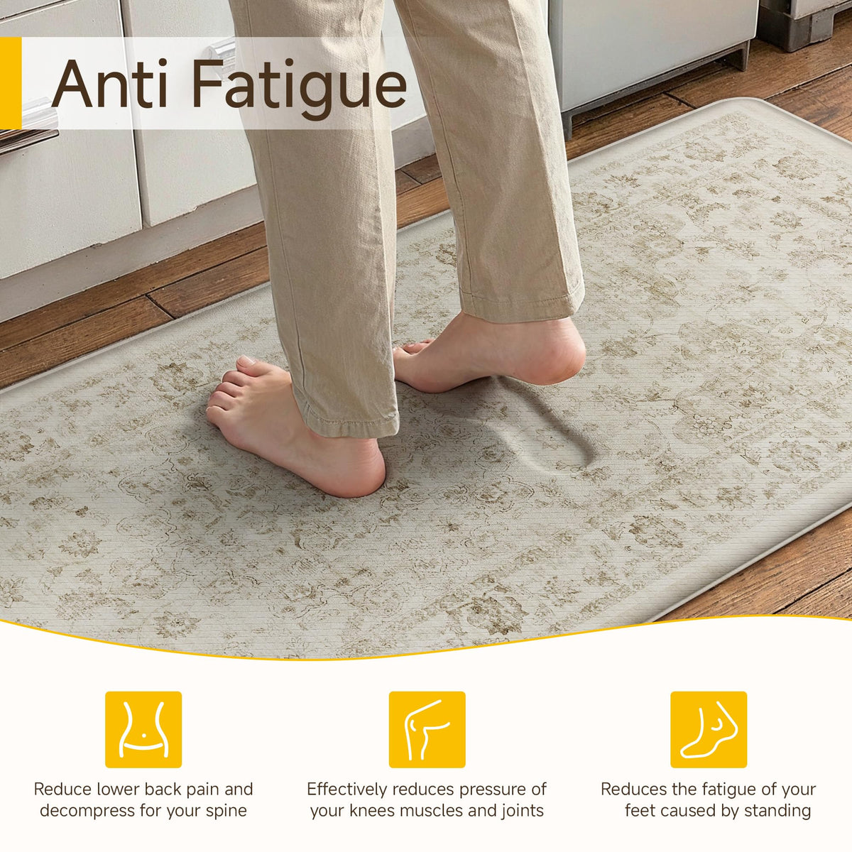 WondRg waterproof surface resists spills for easy cleaning.