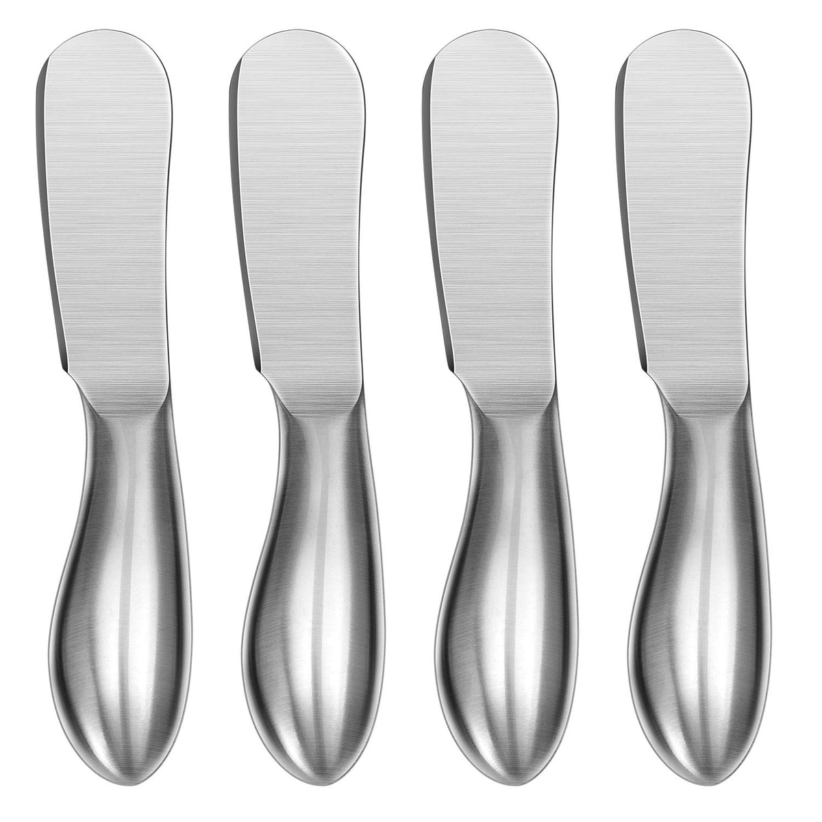 WoneNice 4-piece spreader set on a cheese board for effortless entertaining.