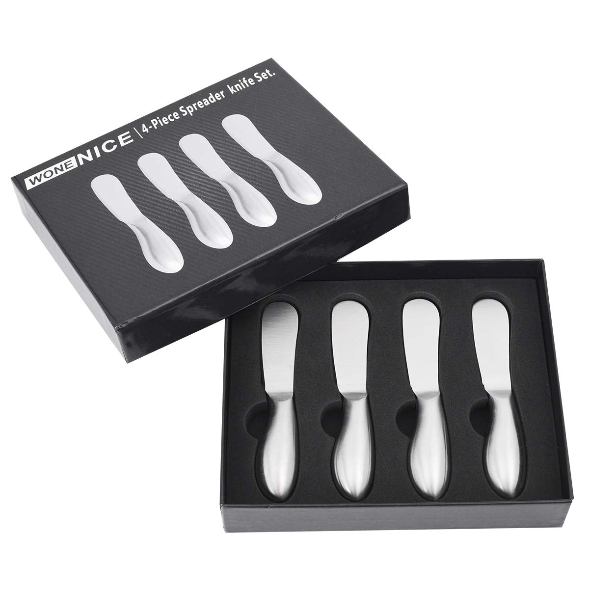 WoneNice cheese butter jam spreader demonstrates smooth, precise spreading.