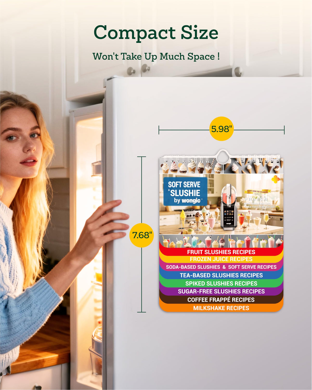 Wongic two hanging options provide flexible recipe placement