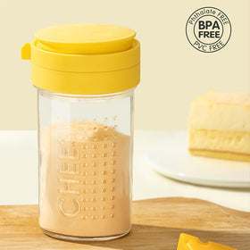 WonLiq versatile dry-ingredients shaker for parmesan, sugar, matcha and spices