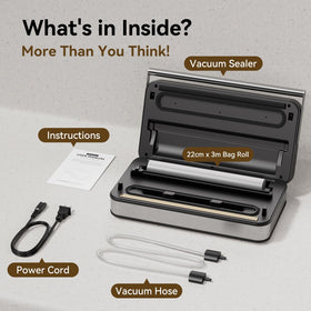 WONMAKE external hose port seals canisters and containers with ease