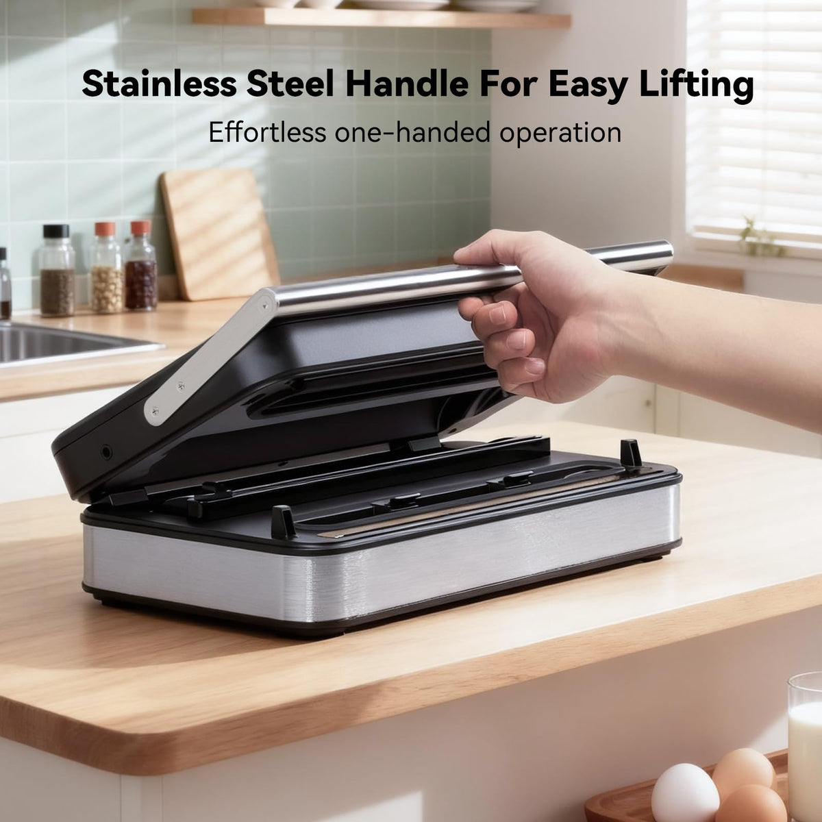 WONMAKE easy-handle design enables one-handed operation