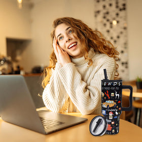 Wonshia versatile design works as coffee mug, wine tumbler, or smoothie cup.