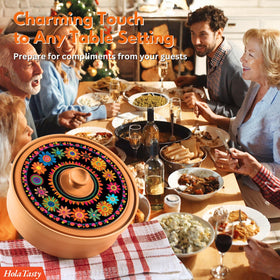 Microwave and oven safe for quick reheats without losing texture.