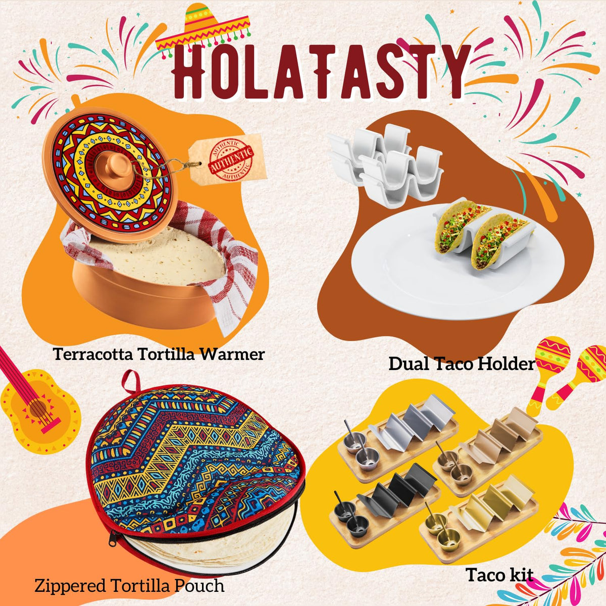 Table centerpiece on a festive spread with warm, comforting tortillas.