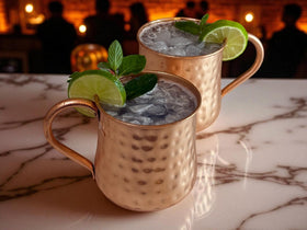 Wooden Baker copper mug packaging in premium gift box, ready for gifting