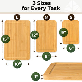 Woodenhouse board with deep juice grooves catch liquids during prep