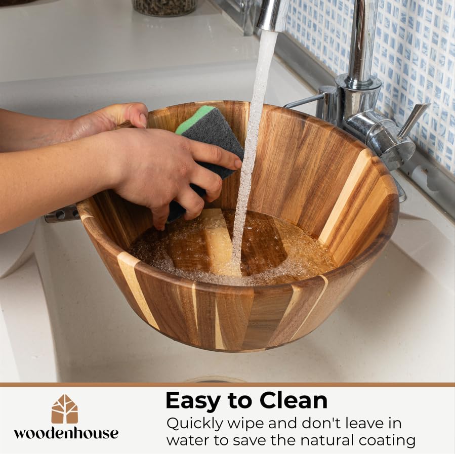 Woodenhouse easy-clean design, hand wash after use.