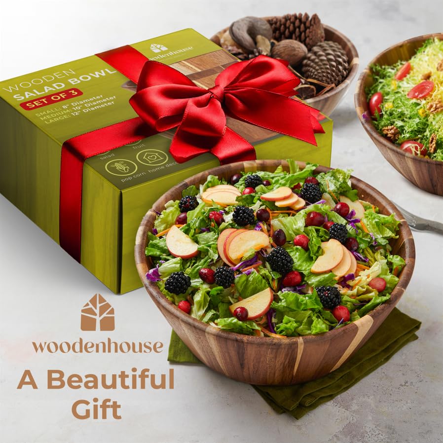 Woodenhouse gift-ready wooden bowls highlighting craftsmanship.