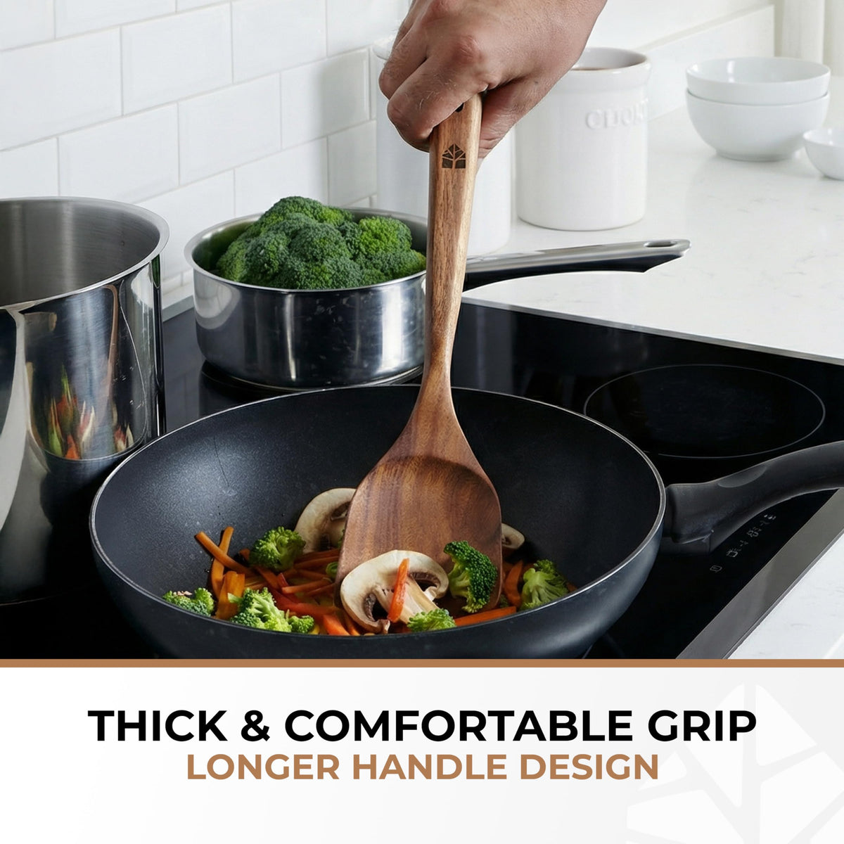 Woodenhouse easy-clean design supports quick hand washing.