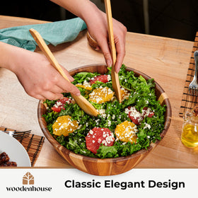 Woodenhouse easy-clean bowl designed for quick hand washing after meals.