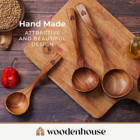 Woodenhouse gift-ready wooden utensil set displayed for gifting