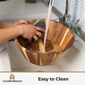 Woodenhouse gift-worthy wooden bowl suitable for housewarmings and weddings.