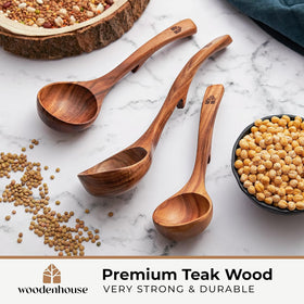 Woodenhouse wooden utensils designed for easy cleaning after use