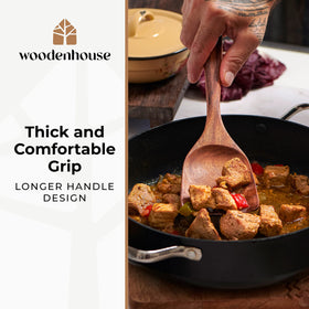 Woodenhouse spoon rest catches drips to protect countertops